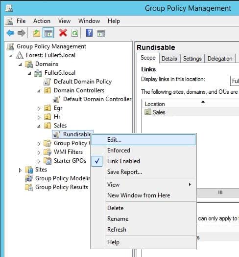 enable group policy cmd